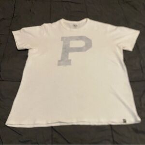 47 Brand Men’s Purdue Boilermakers T-Shirt White Block P Logo XL